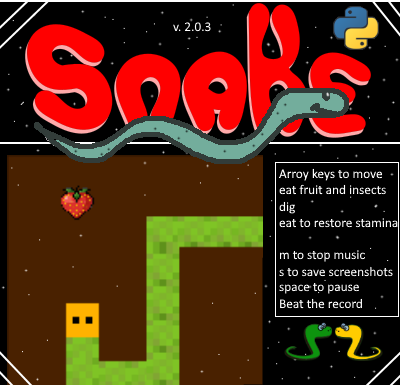 PySnake 2.0.3 – music and fly
